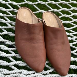 Clarks Sense Beau SlipOn- Brown Leather